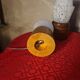 three Scandinavian bedside lamps, turned wood and glass, Clichy 20x9, electric ok