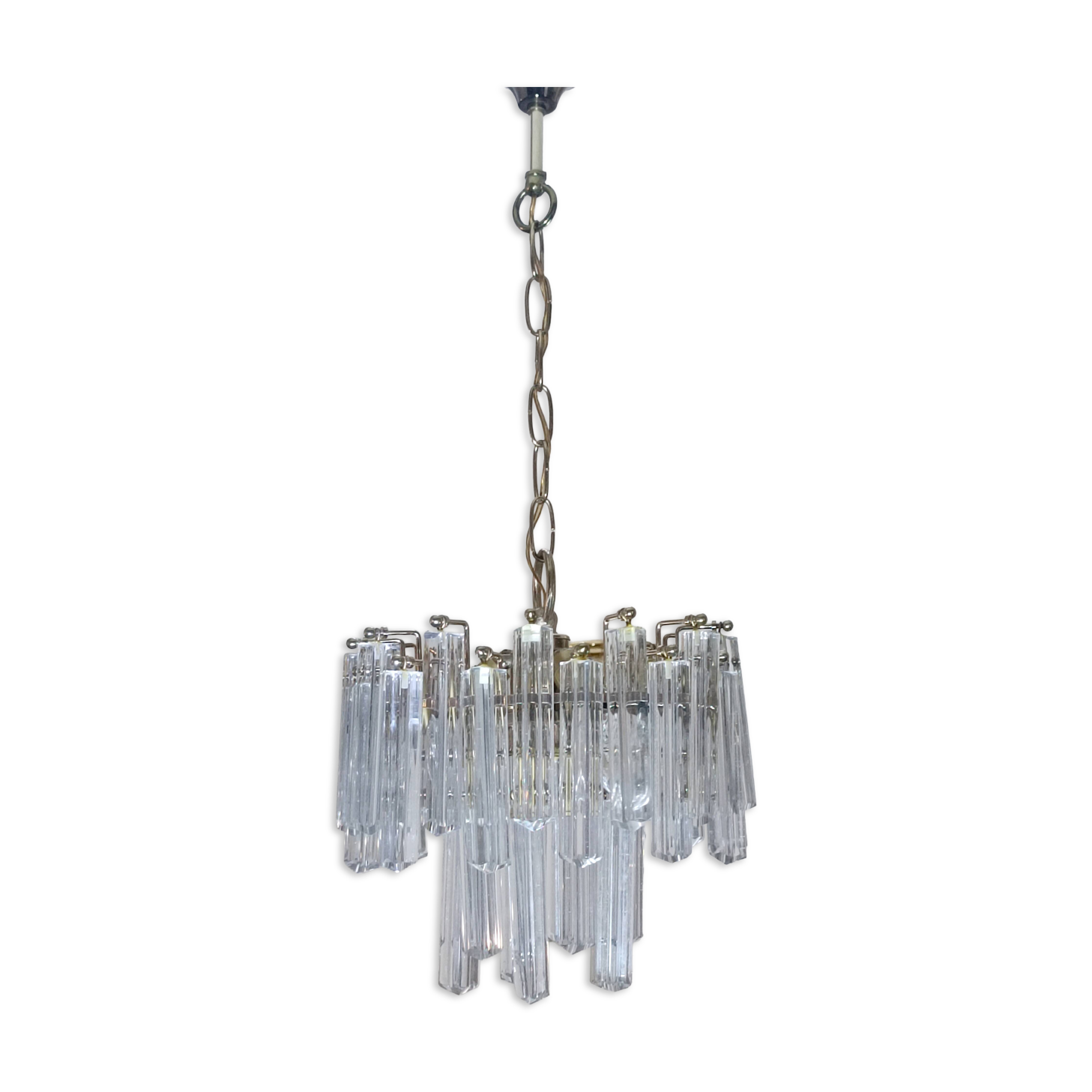 Murano glass chandelier by Venini 1960s