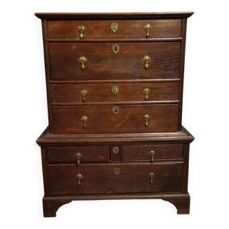 Cabinet - Commode / antique wooden chest of drawers, 19th century