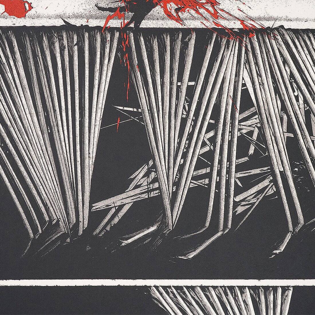 Emilio Scanavino, Composition, Colour Lithograph on Paper, 1970s