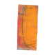 Tableau art contemporain sur fond orange
