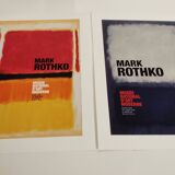 Affiche d'exposition mark rothko