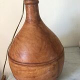 Vintage leather lamp 40 cm