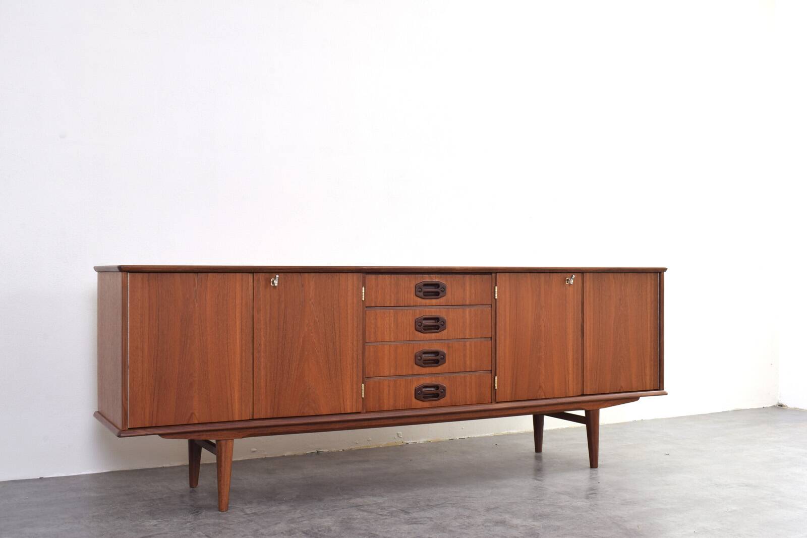 Mid-Century Danish Teak Sideboard, 1960s.
