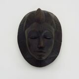 Wooden mask of the Baoulé ethnic group from Ivory Coast. African mask