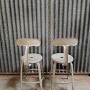 Paire chaises hautes Nicole Vintage - Tabouret d'atelier