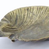 Old brass soap holder