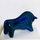 Aldo Londi Bitossi Rimini Taureau Bleu Italie, années 1960