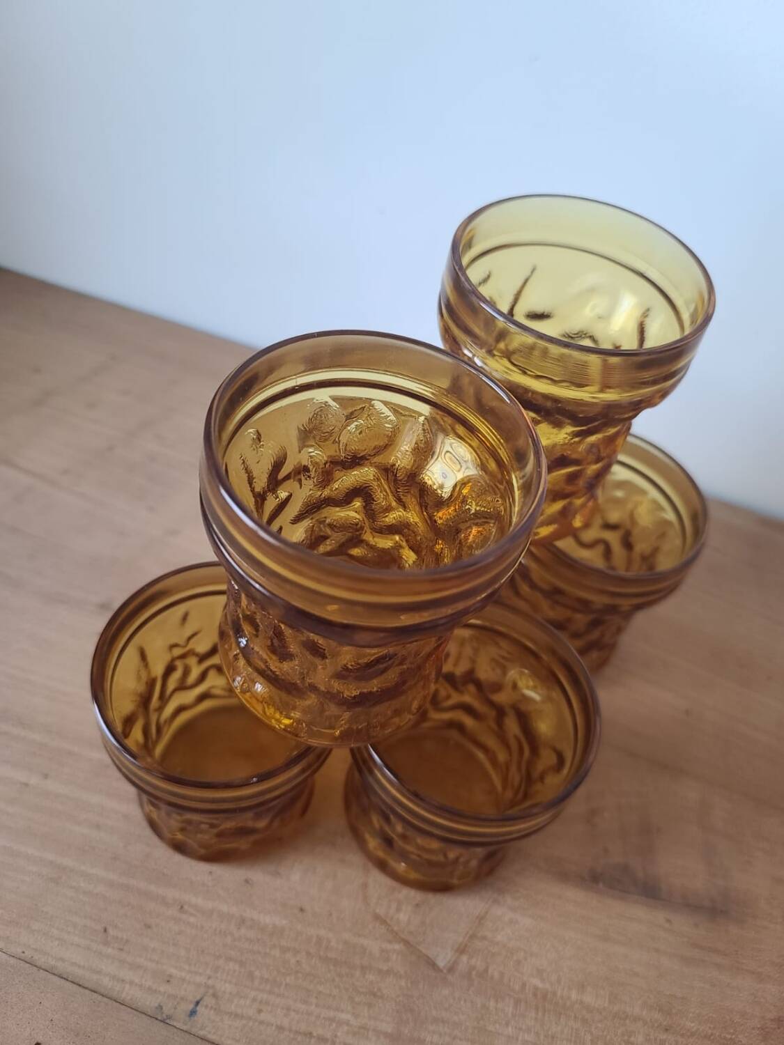 Water glass - old orangeade glass (1970s) "Bahia" model by B