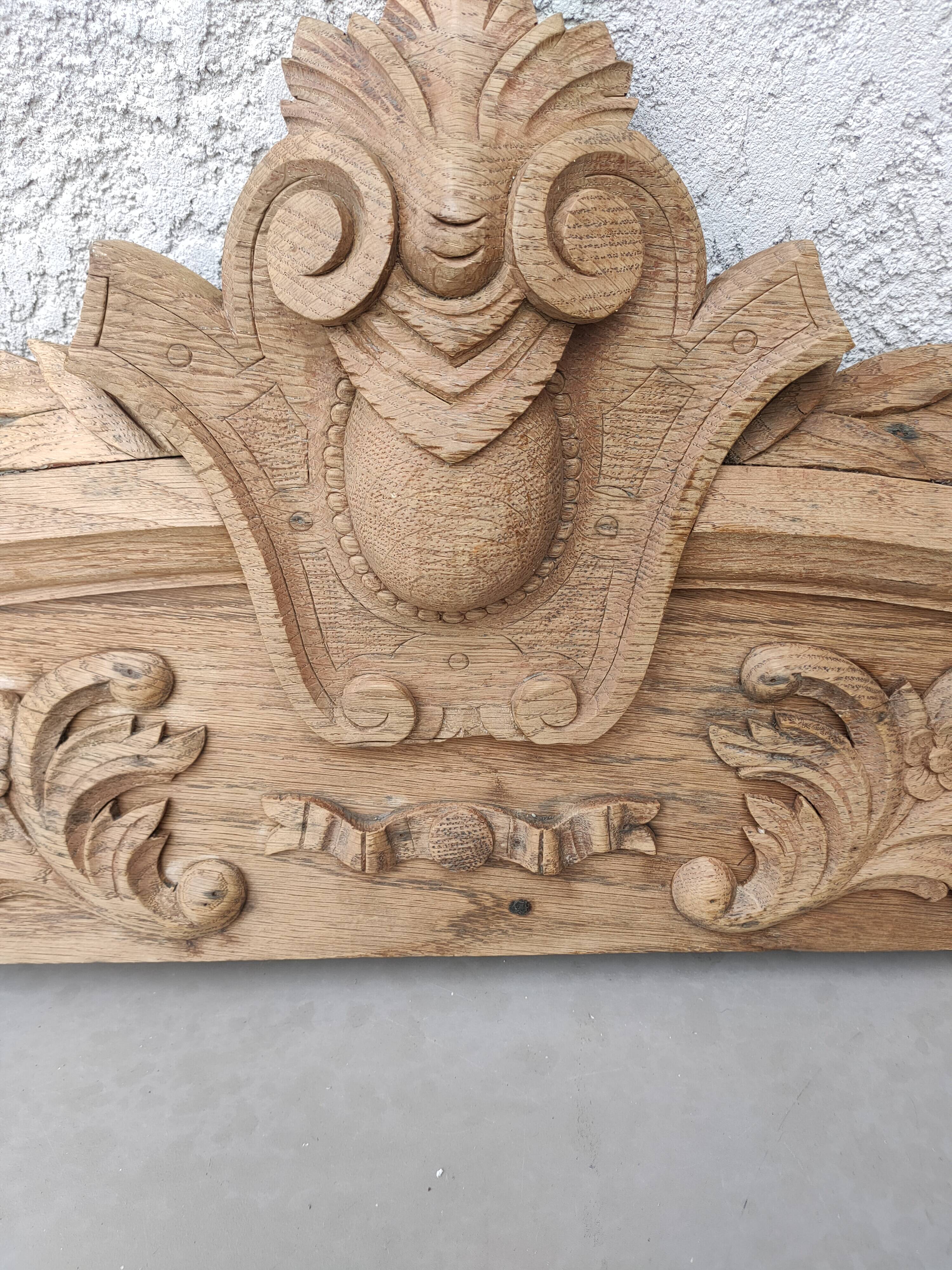 old oak pediment