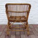 Fauteuil en rotin vintage