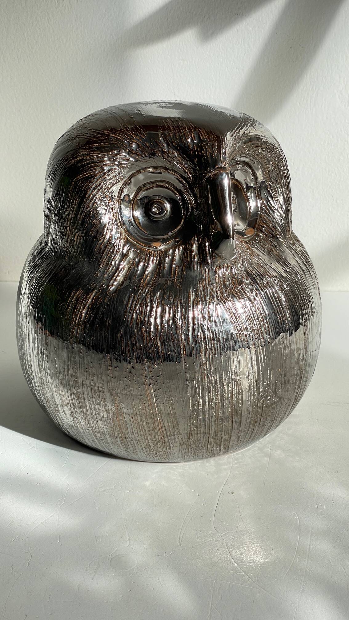 Owl Ceramic by Aldo LONDI