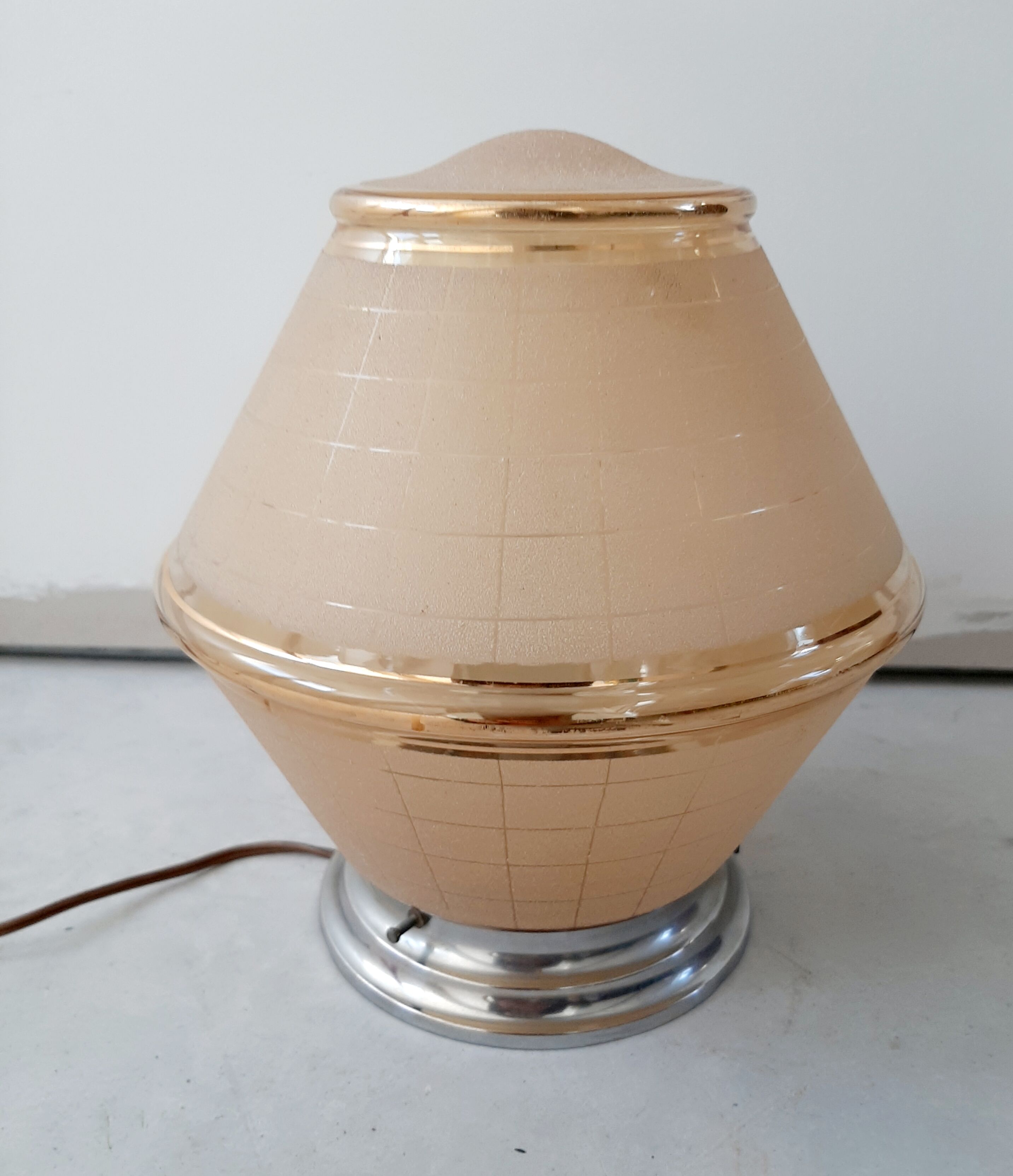 Granite glass ceiling light