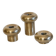 Set of Scandinavian brass candlesticks, 1960s