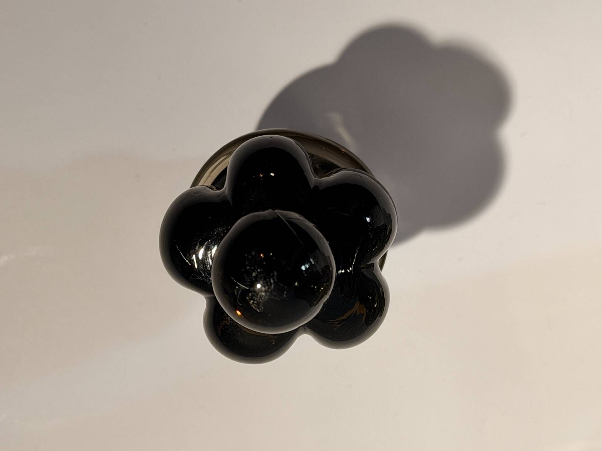 Kluk Kluk Mid-Century Glass Carafe by Jacob E. Bang for Holmegaard