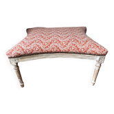 Footrest pouf stool