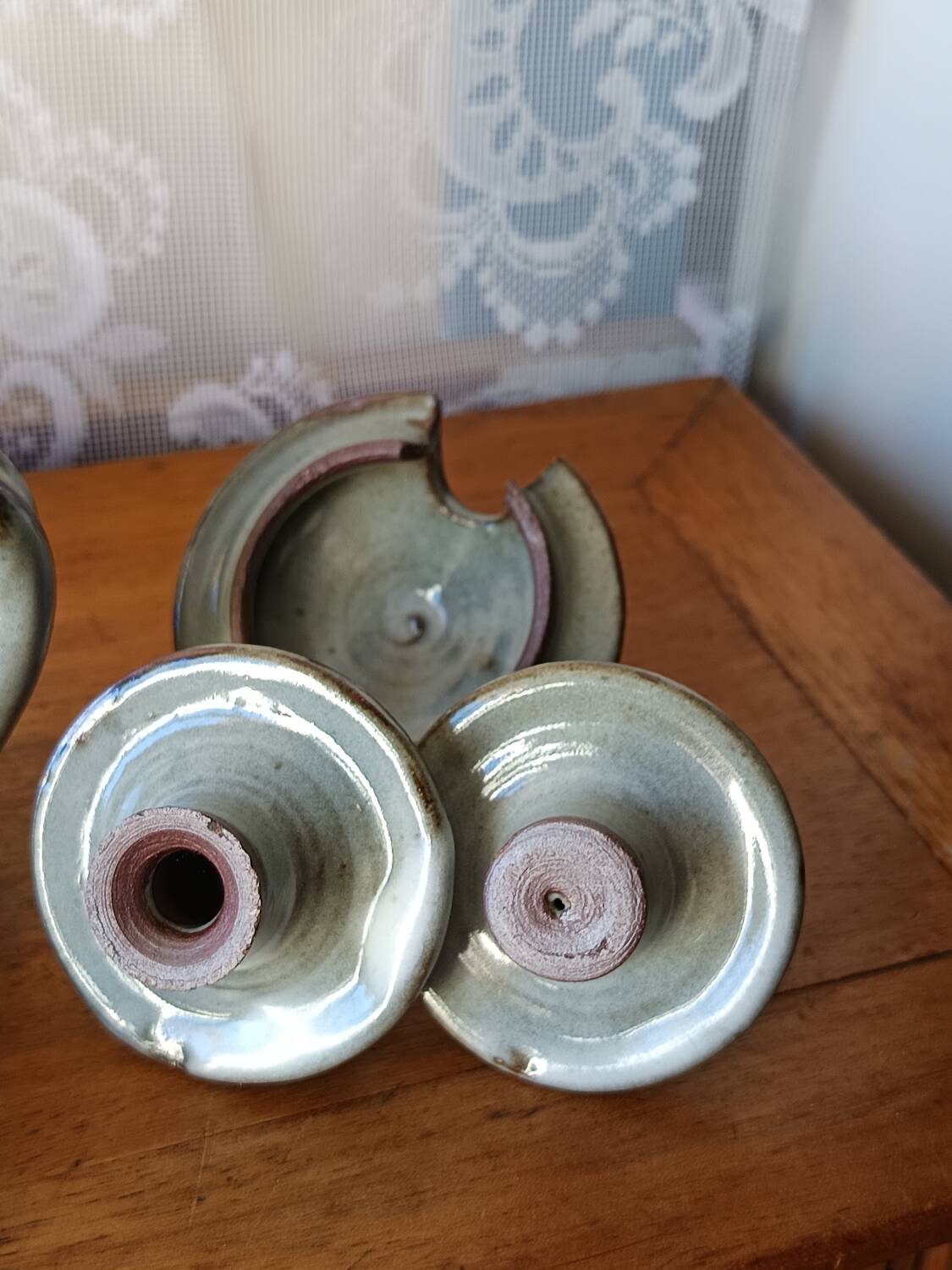 Vintage Condiment Service in Pyrite Stoneware – ACTH Workshop (Thierry &