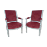 Pair of Executive-style convertible chairs