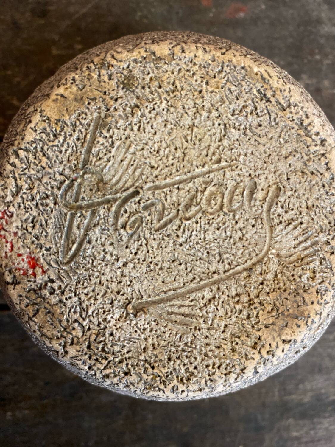 Francis Triay Ceramic Ashtray Coupe Vide Poche 1960s Vintage Rock Art