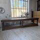 Table de gantier drapière 1900 chêne massif 330cm XL