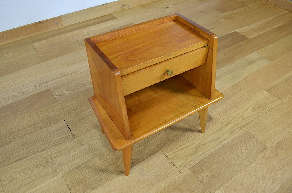 Pair of feet compas side tables - 1950