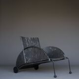 Lounge Chair model 4814 by Anna Castelli Ferrieri for Kartell, 1980s