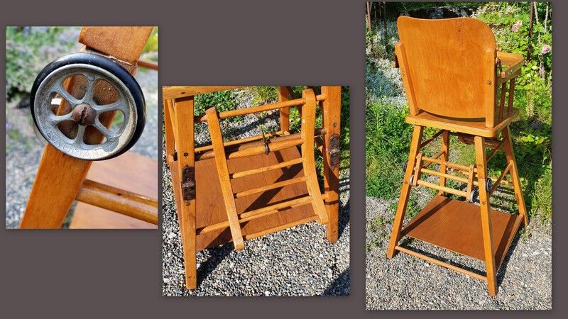 High chair child Baumann 50s