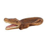 Empty vintage ceramic crocodile pocket