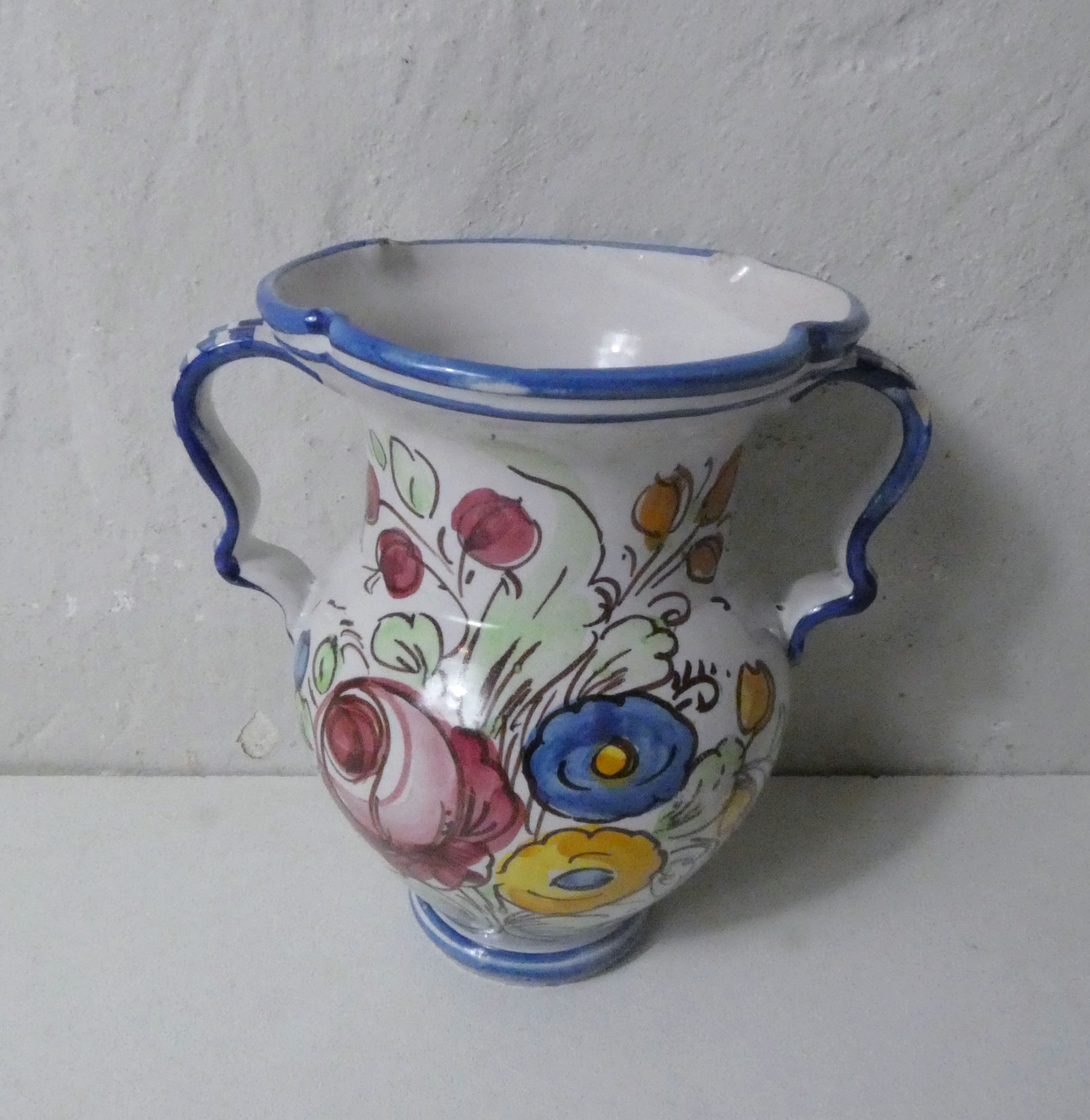 Henriot Quimper vase