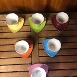 Bruno evrard ceramic coffee cups multicolor