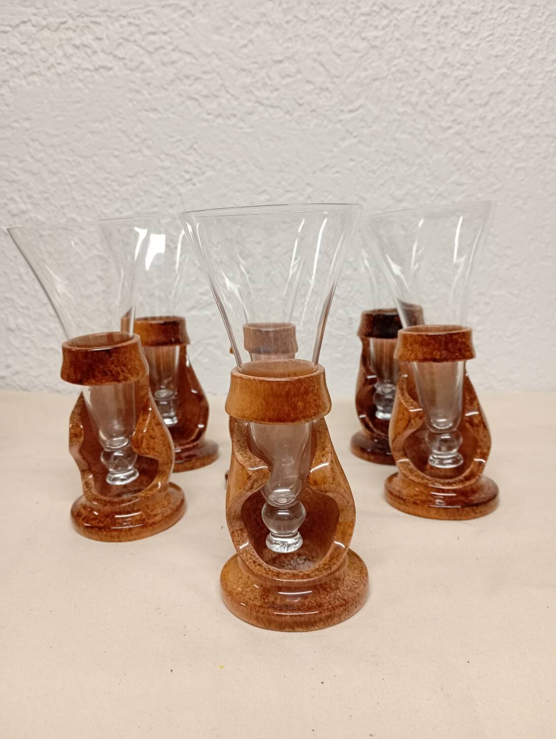 Champagne flutes Francis Dumelié