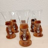 Champagne flutes Francis Dumelié