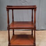 Side table with 3 trays
