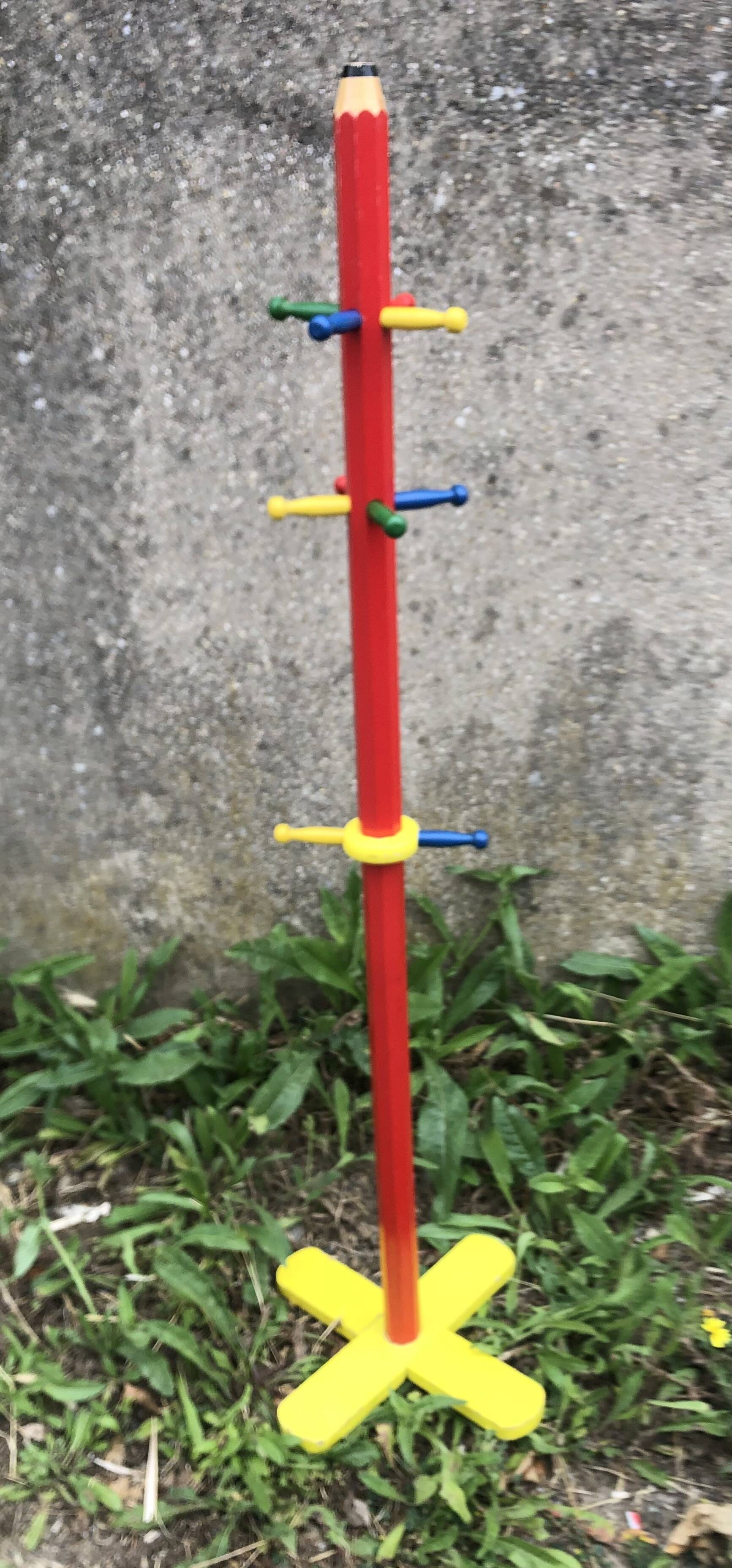 Pierre Sala standing coat rack for children 1970s