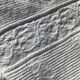 Monogram towel AB honeycomb cotton fringed old