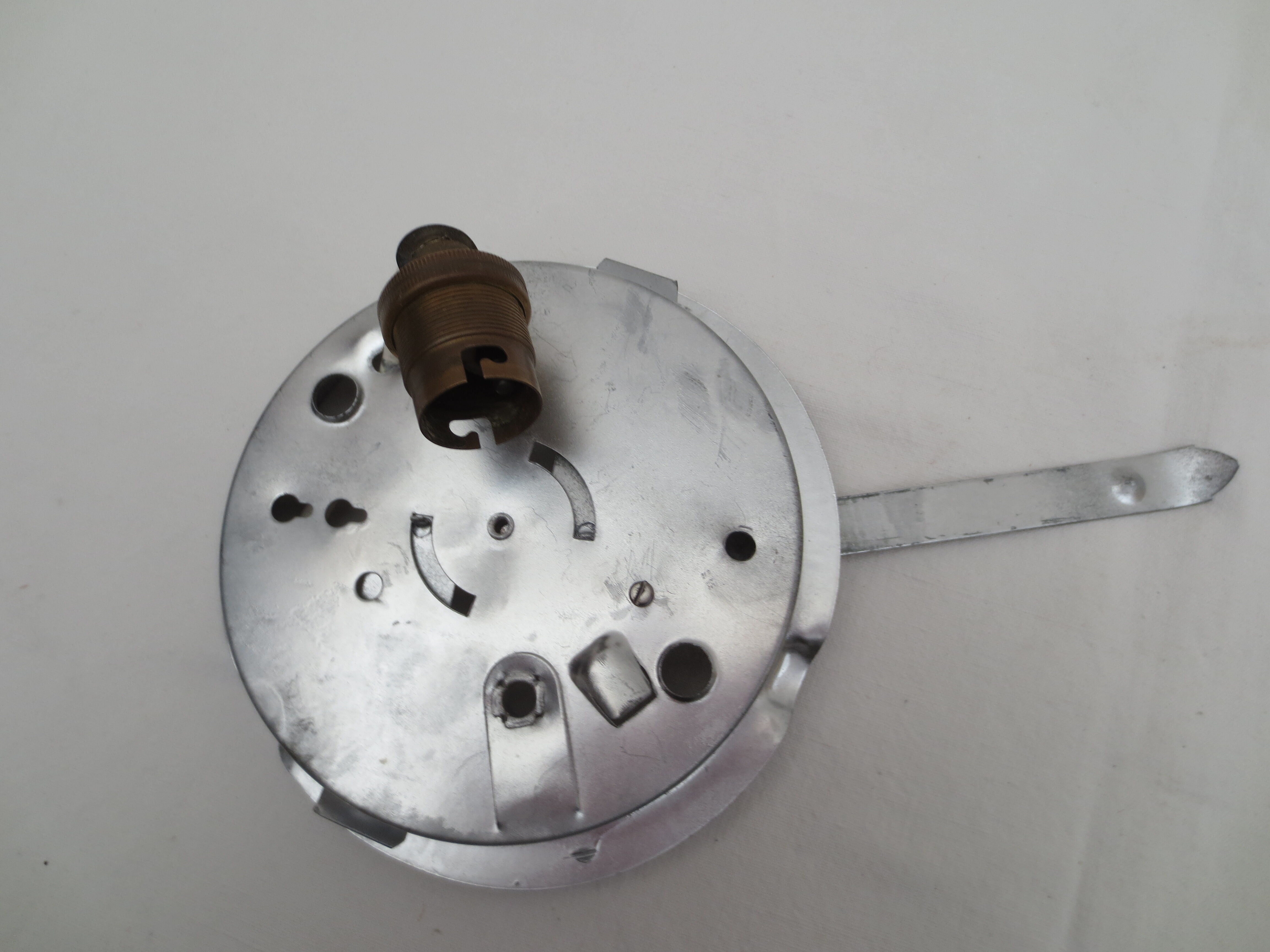 Old wall lamp molded glass, bubble decoration