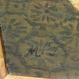 Tableau à l'huile ancien signé – Cardinaux dans un cadre luxueux, XIXe siècle