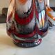 Set of two vintage Murano vases in blown glass