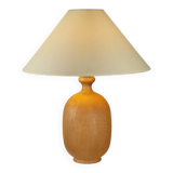Rare vintage wooden table lamp by Dyrlund Denmark.