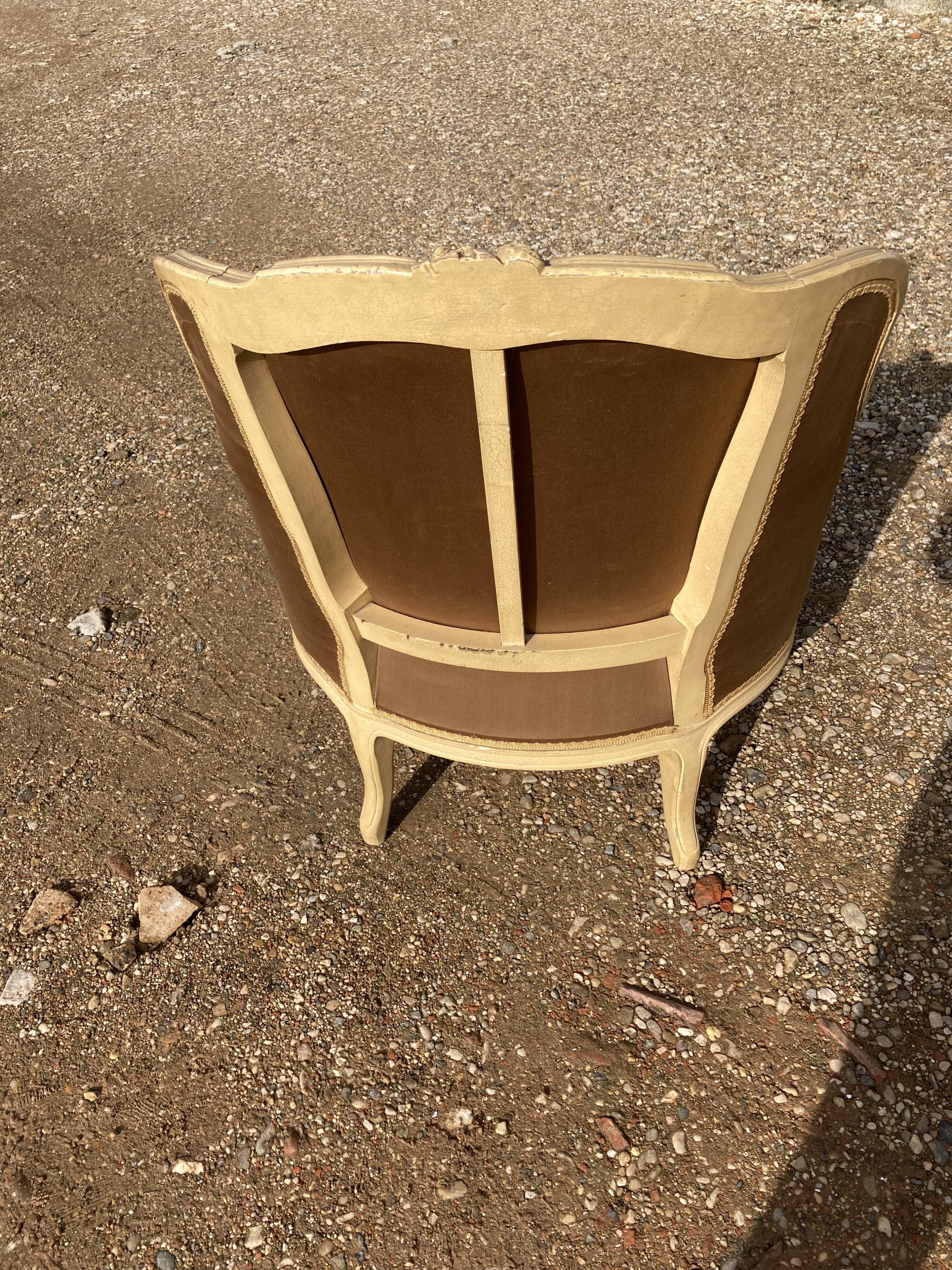 Pair of shepherdess armchairs