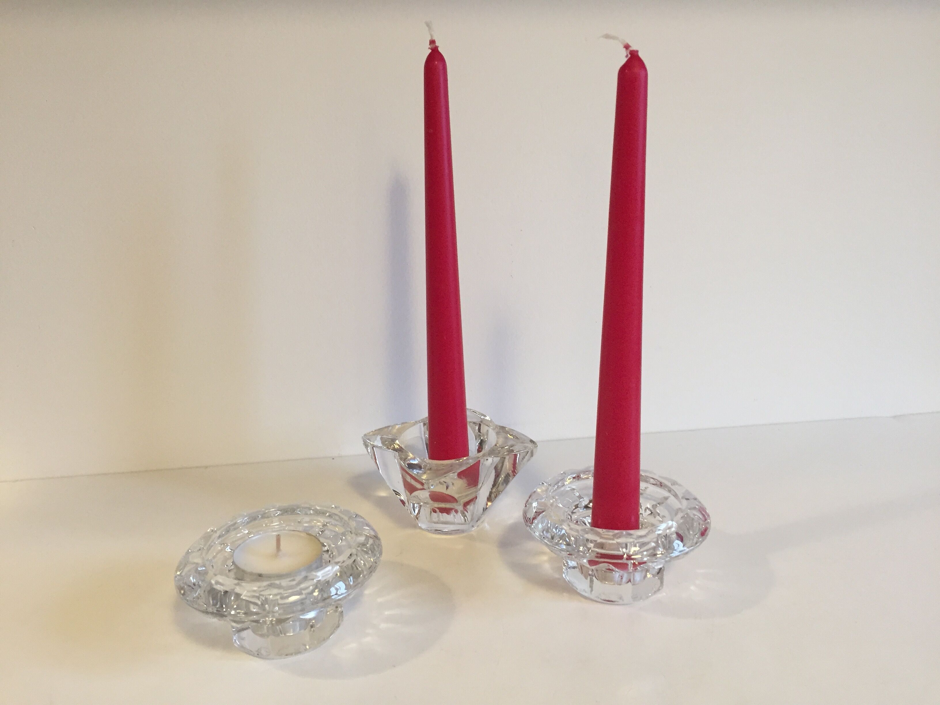 Set of 3 crystal photophores