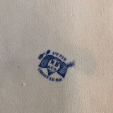 Earthenware dish iron earth choisy le roi