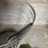 Large metal basket / basket, industrial style