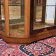 Vitrine Art déco en acajou, palissandre et dessus marbre blanc