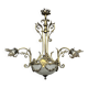 Louis XV style chandelier. Solid bronze, crystal.