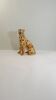Large vintage ceramic leopard statue – Wild decor from the 70s