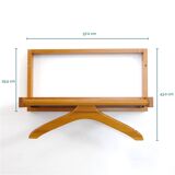 Scandinavian pine wall valet from the 60s-70s.