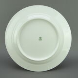 Six flat plates gold inlays by Chastagner in Limoges