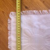 White cotton tablecloth and napkins