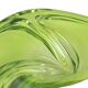 Vintage Green Crystal Bowl Val Saint Lambert 1960s